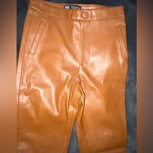 Zara Faux Leather Leggings